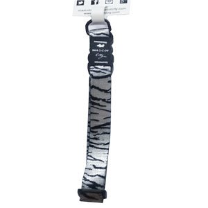 COLLAR NYLON TIGRE BLANCO T-L